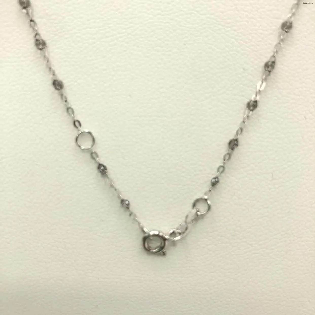 18K White Gold Crystal 18k Necklace