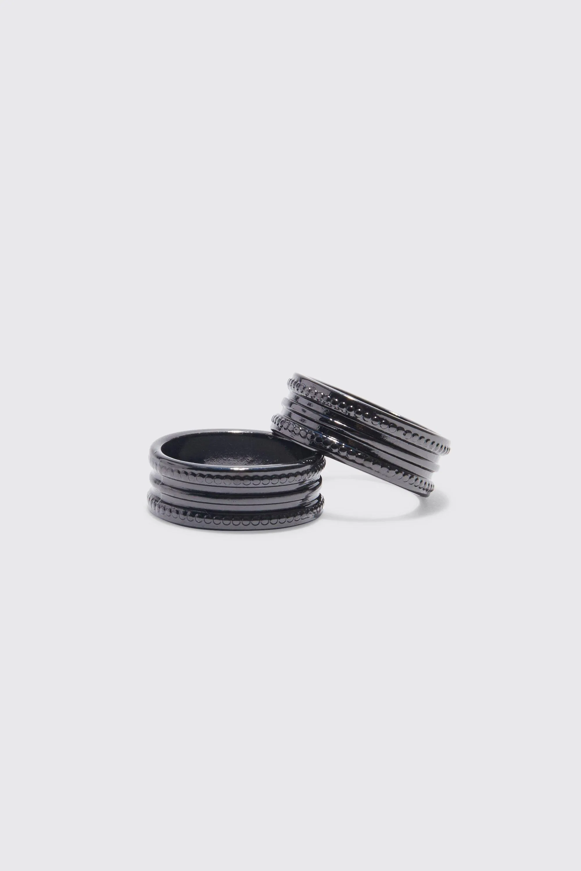 2 Pack Embossed Detail Rings