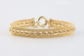 7.5 14k Yellow Gold Bracelet (9.61g.)