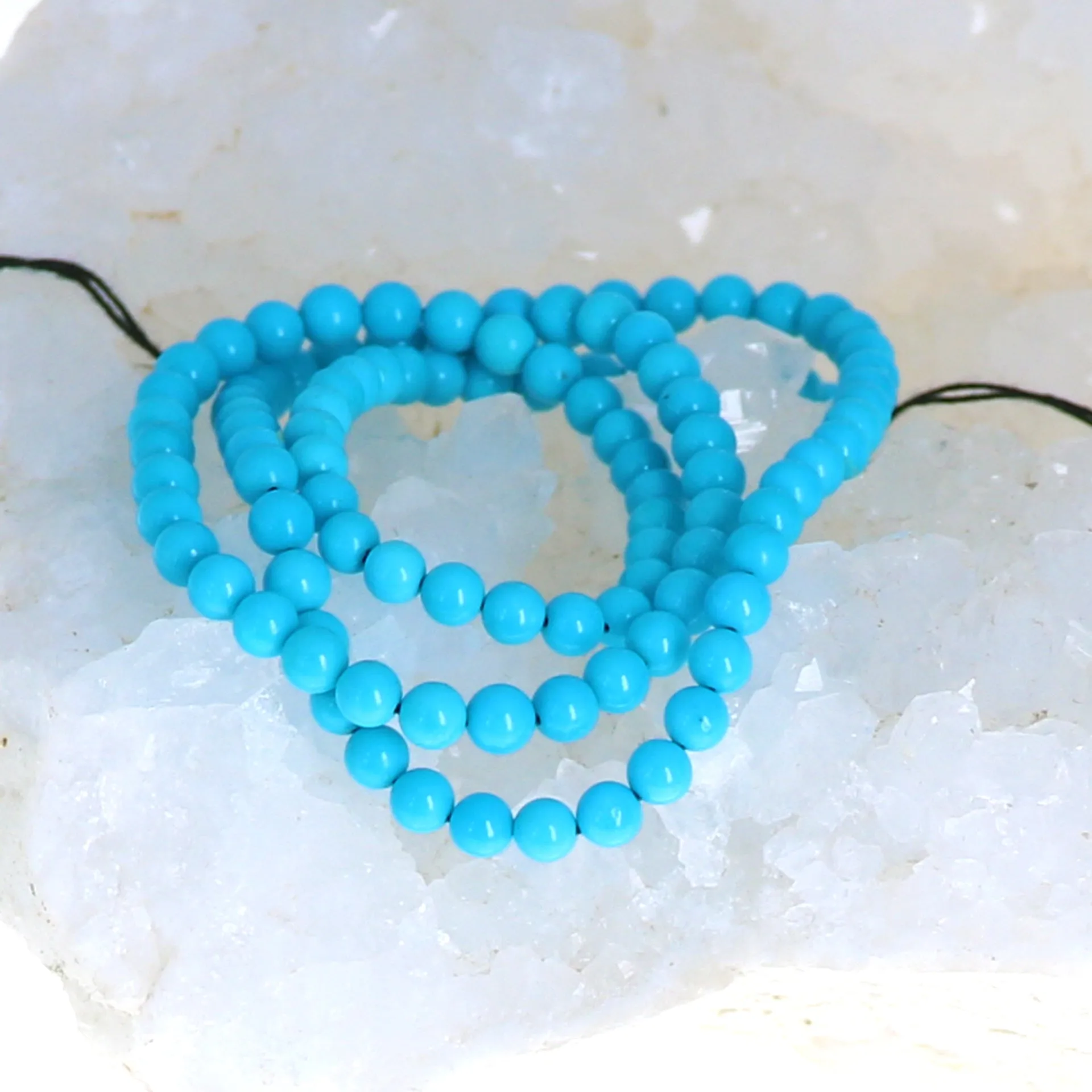 AAA SLEEPING Beauty Turquoise Beads Round 4.5mm 18