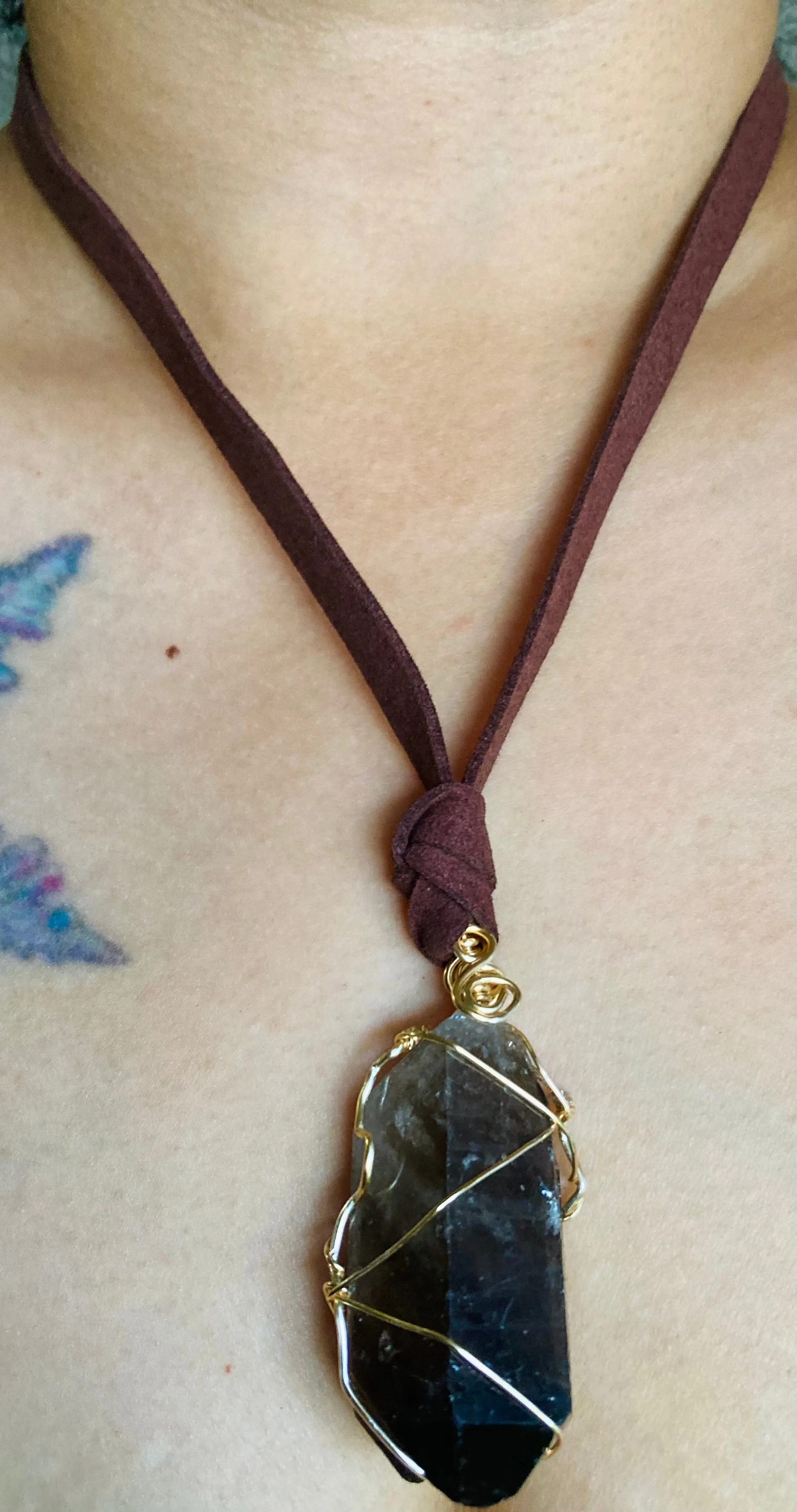 Adjustable Smokey Pendant