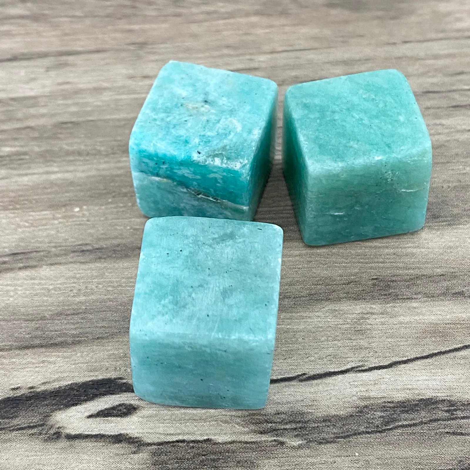 Amazonite Crystal Cube