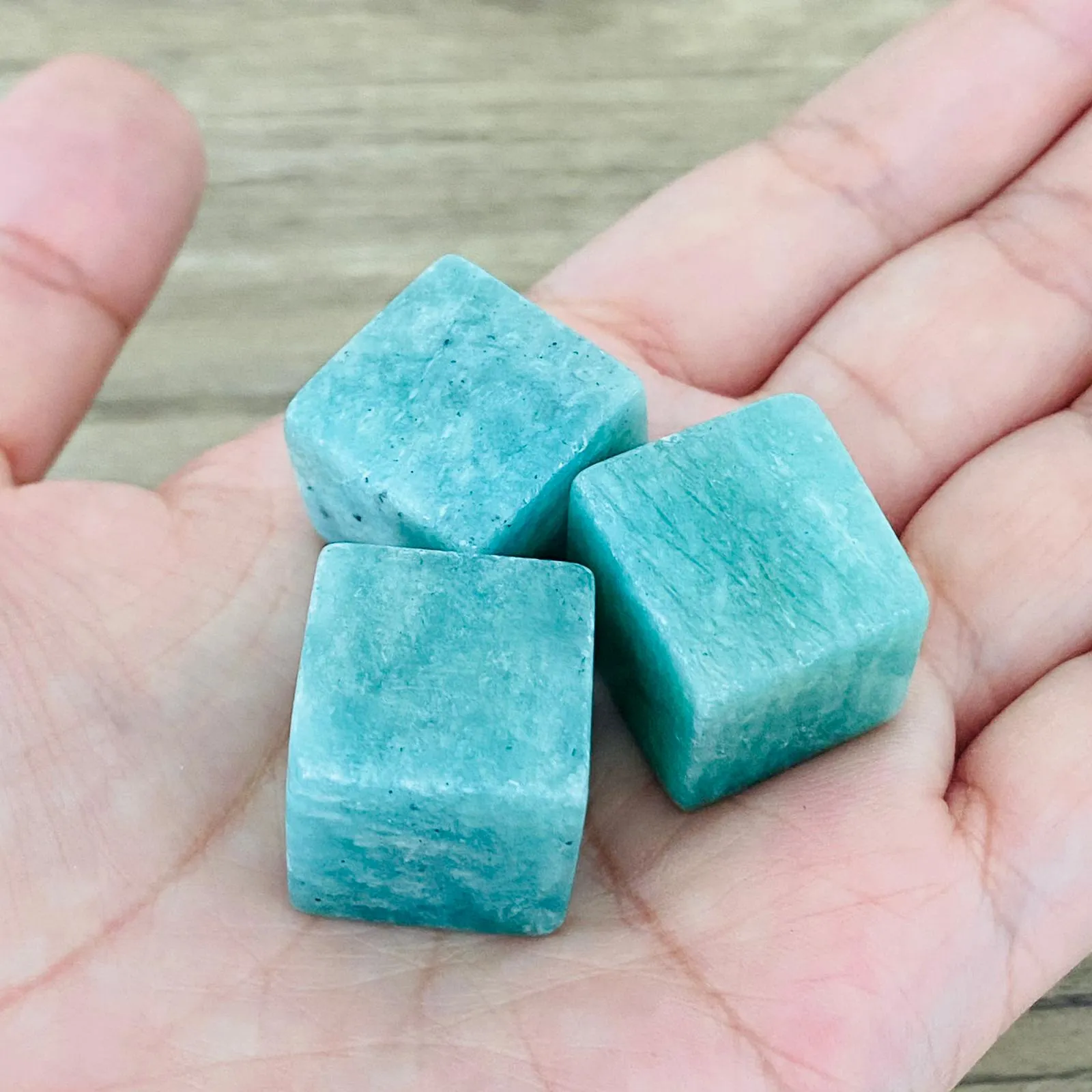 Amazonite Crystal Cube