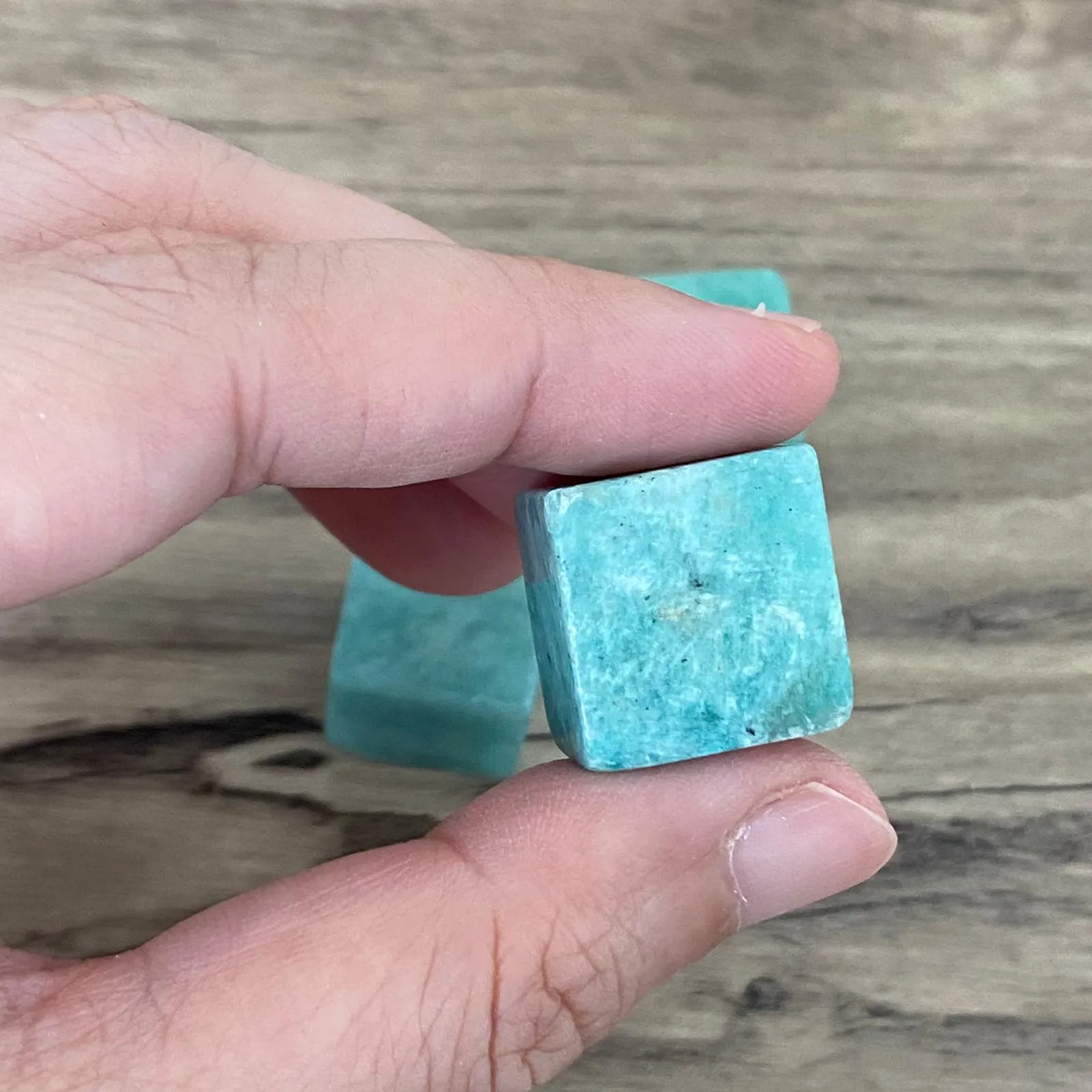 Amazonite Crystal Cube