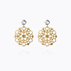 Andrea Earrings / Light Sapphire