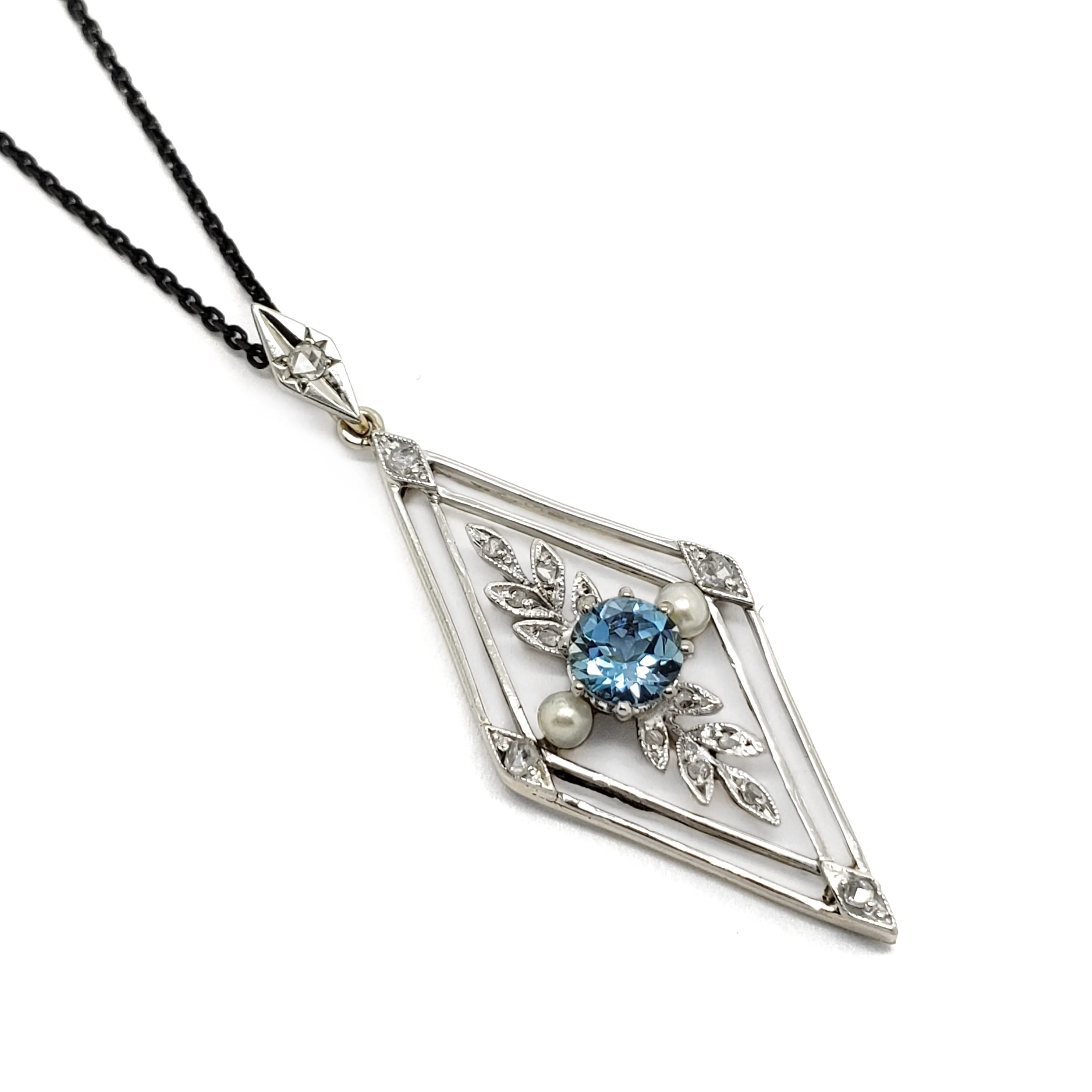 Antique Aquamarine Pendant