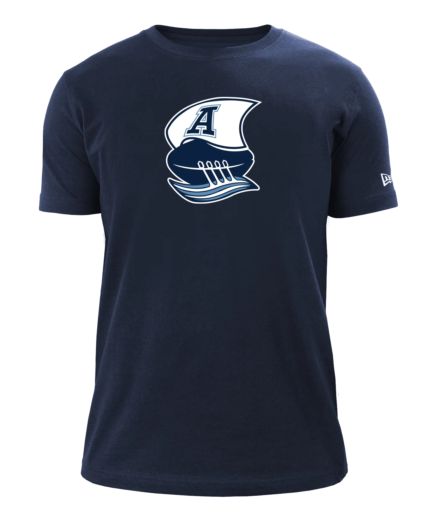 Argos New Era Men's Double Blue Boat Logo Tee