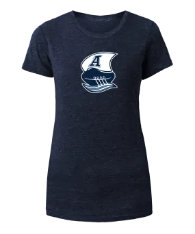 Argos New Era Women's Double Blue Boat Logo Tee