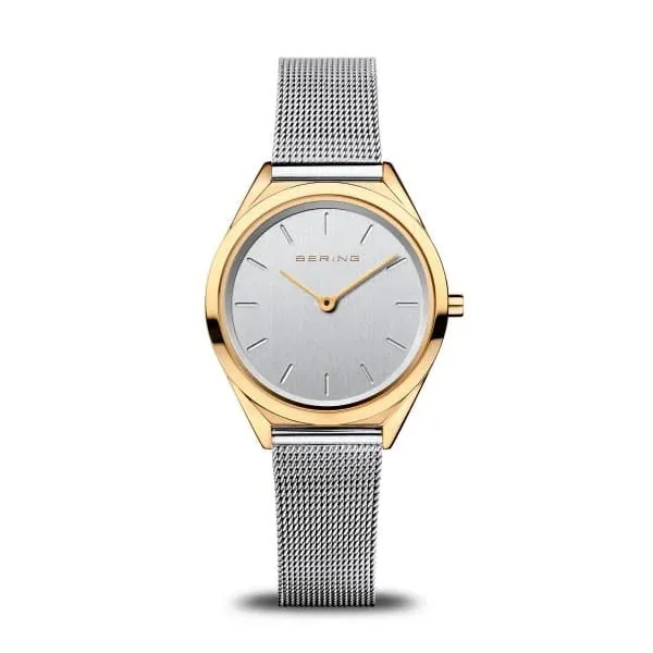 Bering - Ultra Slim Polished Gold Watch