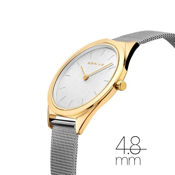 Bering - Ultra Slim Polished Gold Watch