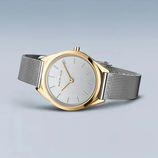 Bering - Ultra Slim Polished Gold Watch