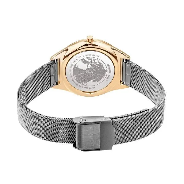 Bering - Ultra Slim Polished Gold Watch