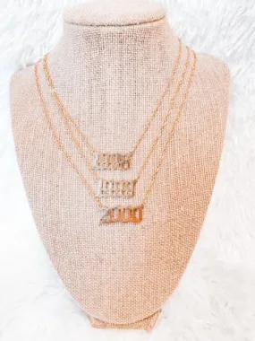 Birth Year Necklace