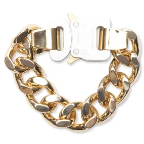 Bracelet with Buckle - Gold Shiny