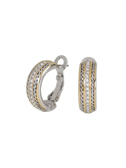 Briolette Collection Pavé Hoop Earrings  by John Medeiros