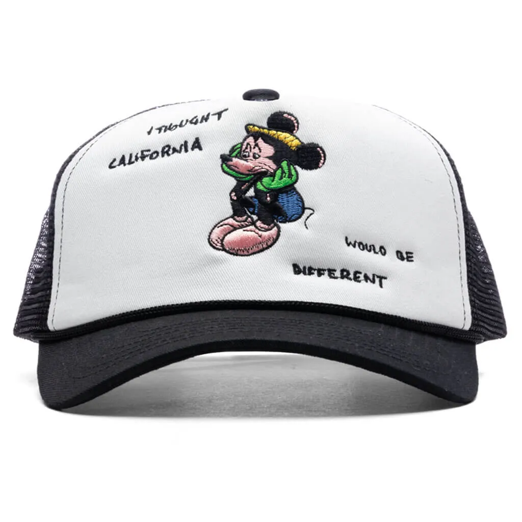 California Mickey Trucker - Black/White