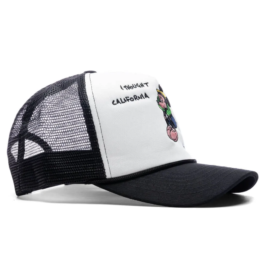 California Mickey Trucker - Black/White