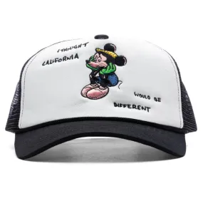 California Mickey Trucker - Black/White