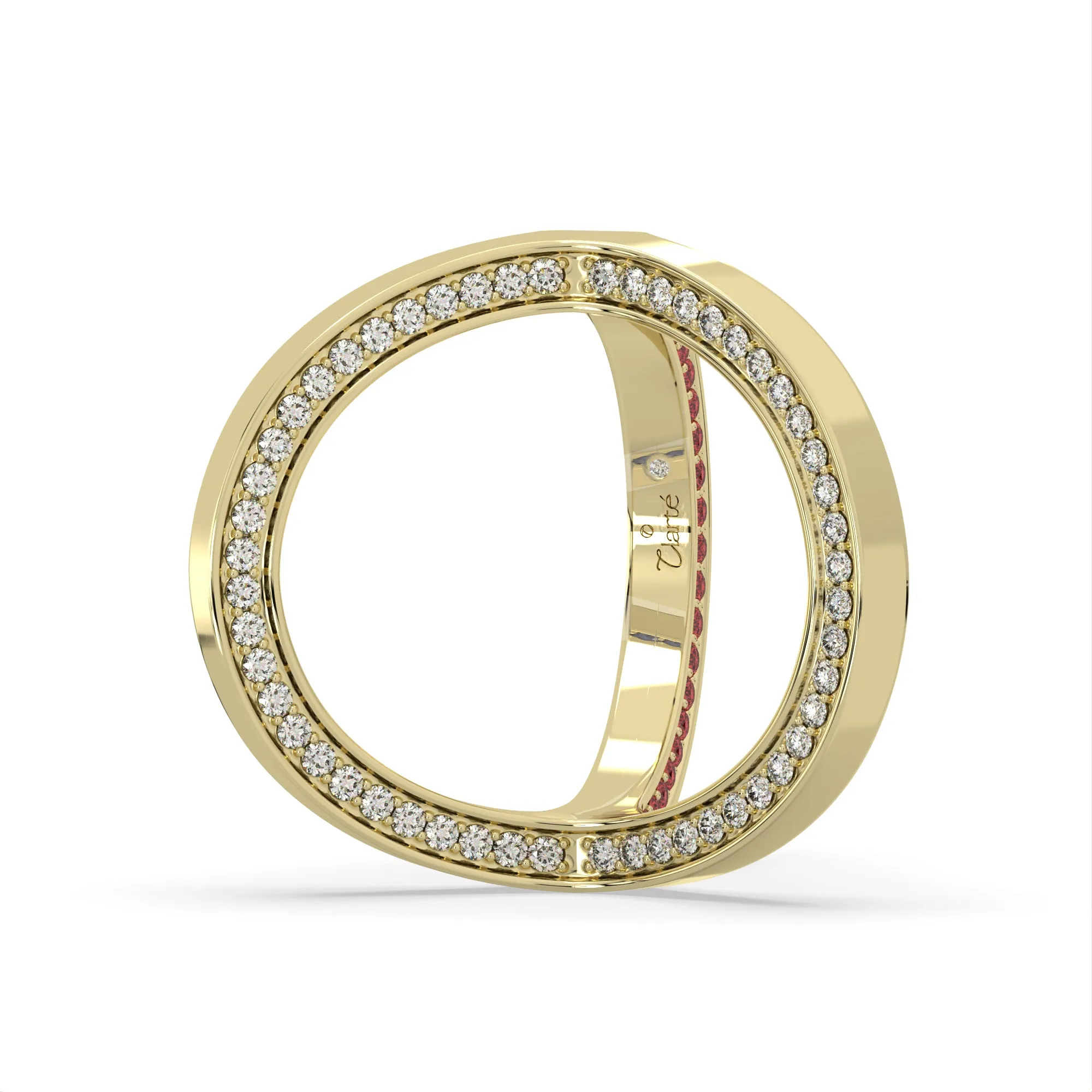 CLART - 14K Yellow Gold Trisecta Ring