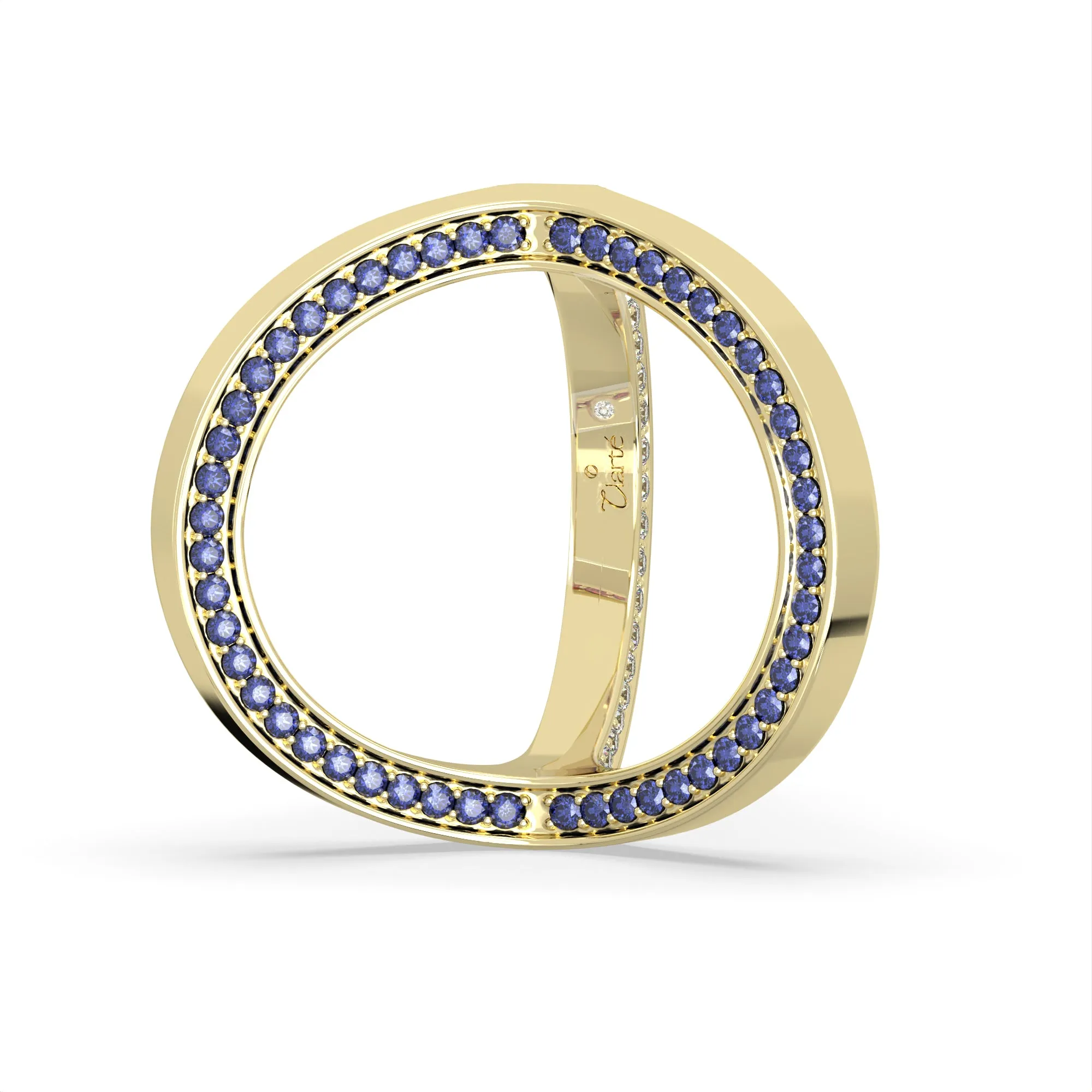 CLART - 14K Yellow Gold Trisecta Ring