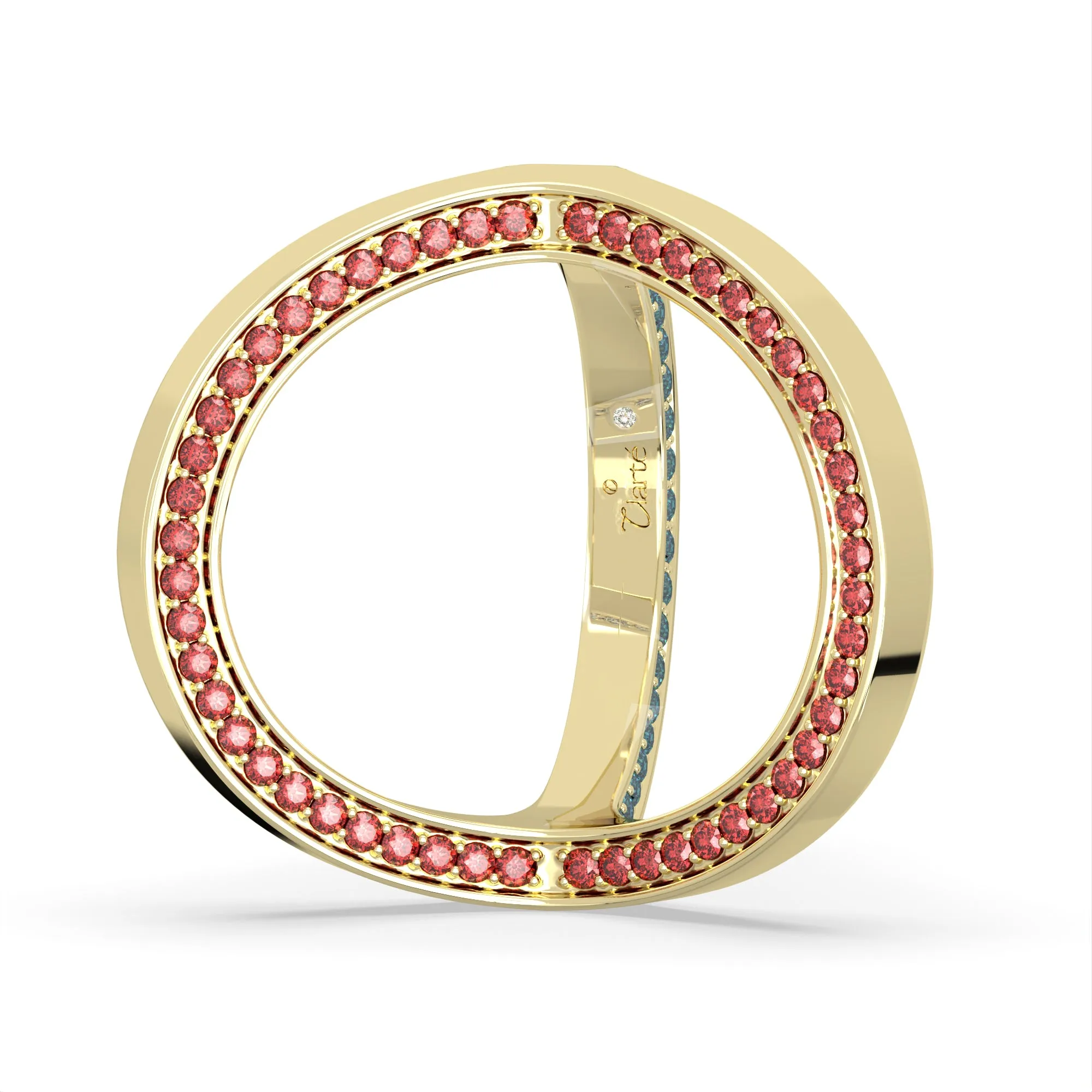 CLART - 14K Yellow Gold Trisecta Ring