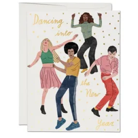 Dancing Into The New Year Card