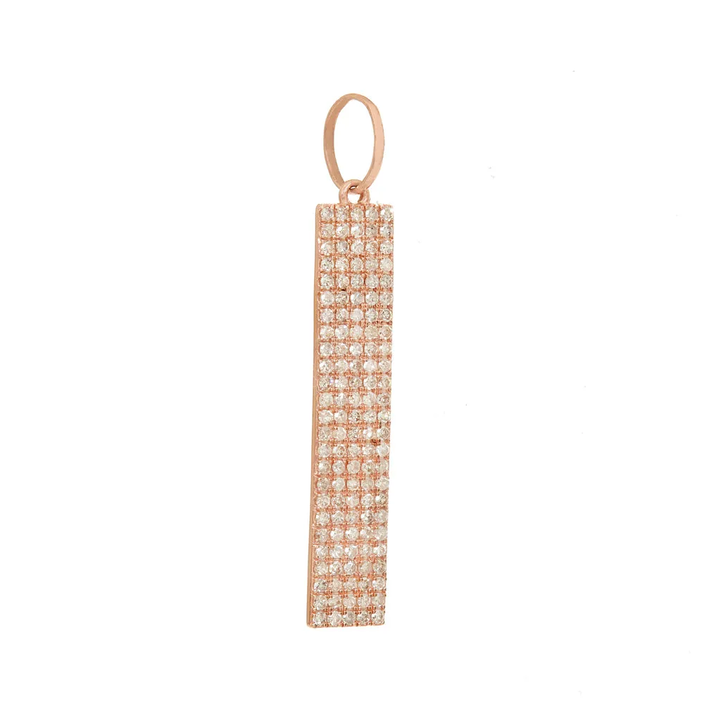 Diamond Rectangle Pendant