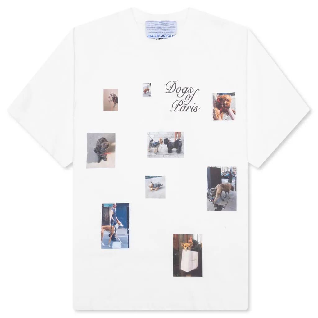 Dogs of Paris Tee - White