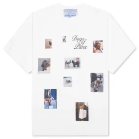 Dogs of Paris Tee - White