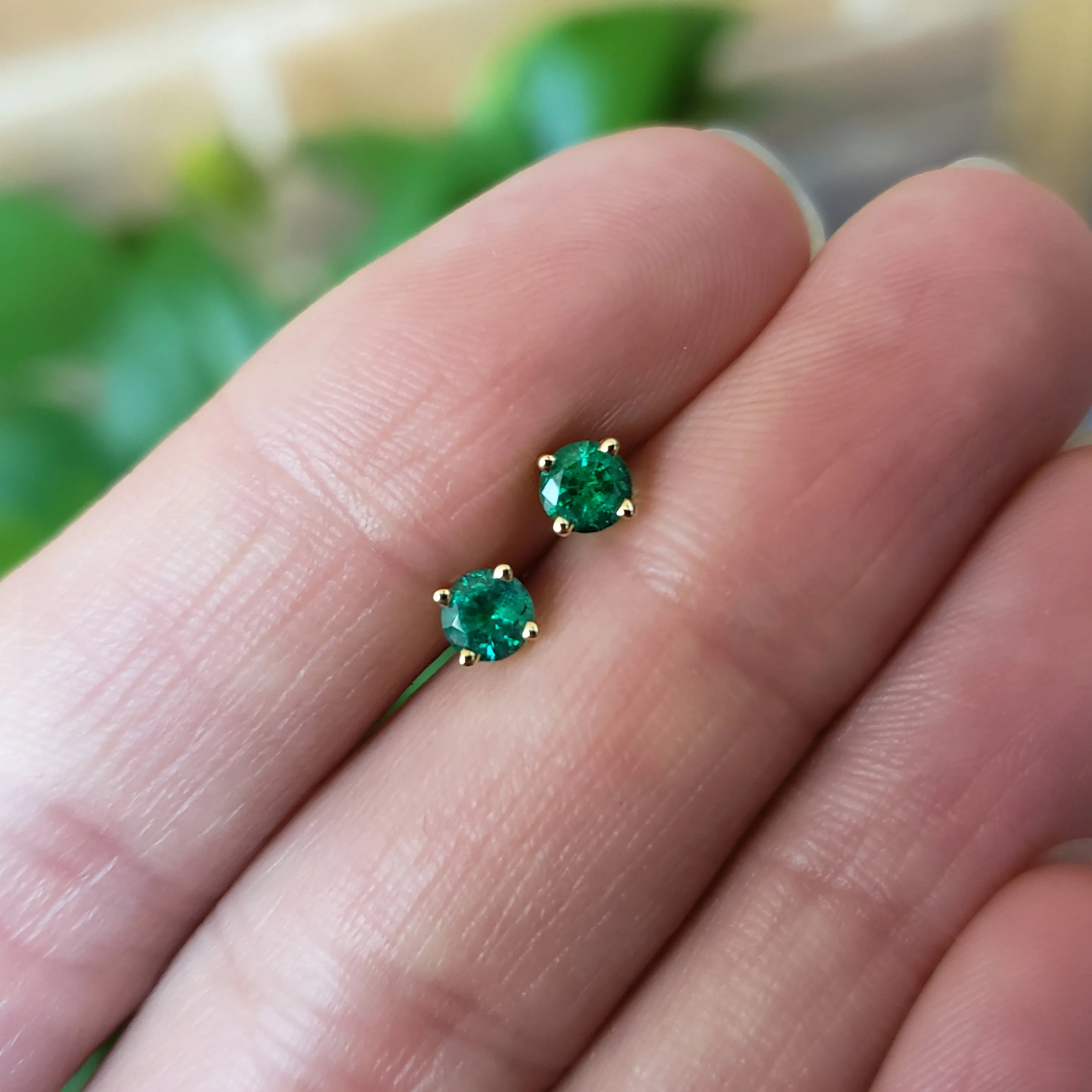 Emerald Earrings