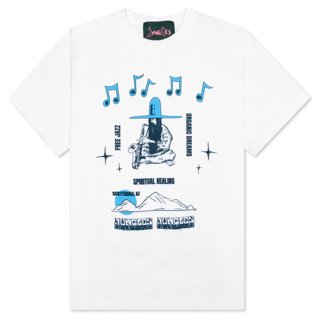 Feature x Jungles Organic Dreams Tee - White