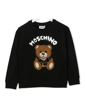 Felpa Moschino bimbo HUF064LDA16 nera AI22