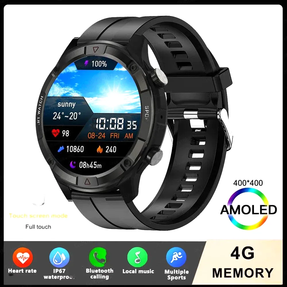 Fitness Heart Rate Tracker Bluetooth Call Music Business Smartwatch