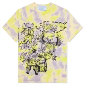 Flames N Stuff Tee - Tie Dye