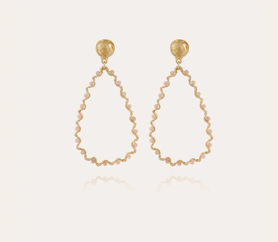 GAS Bijoux Nympheas Earrings - Gold