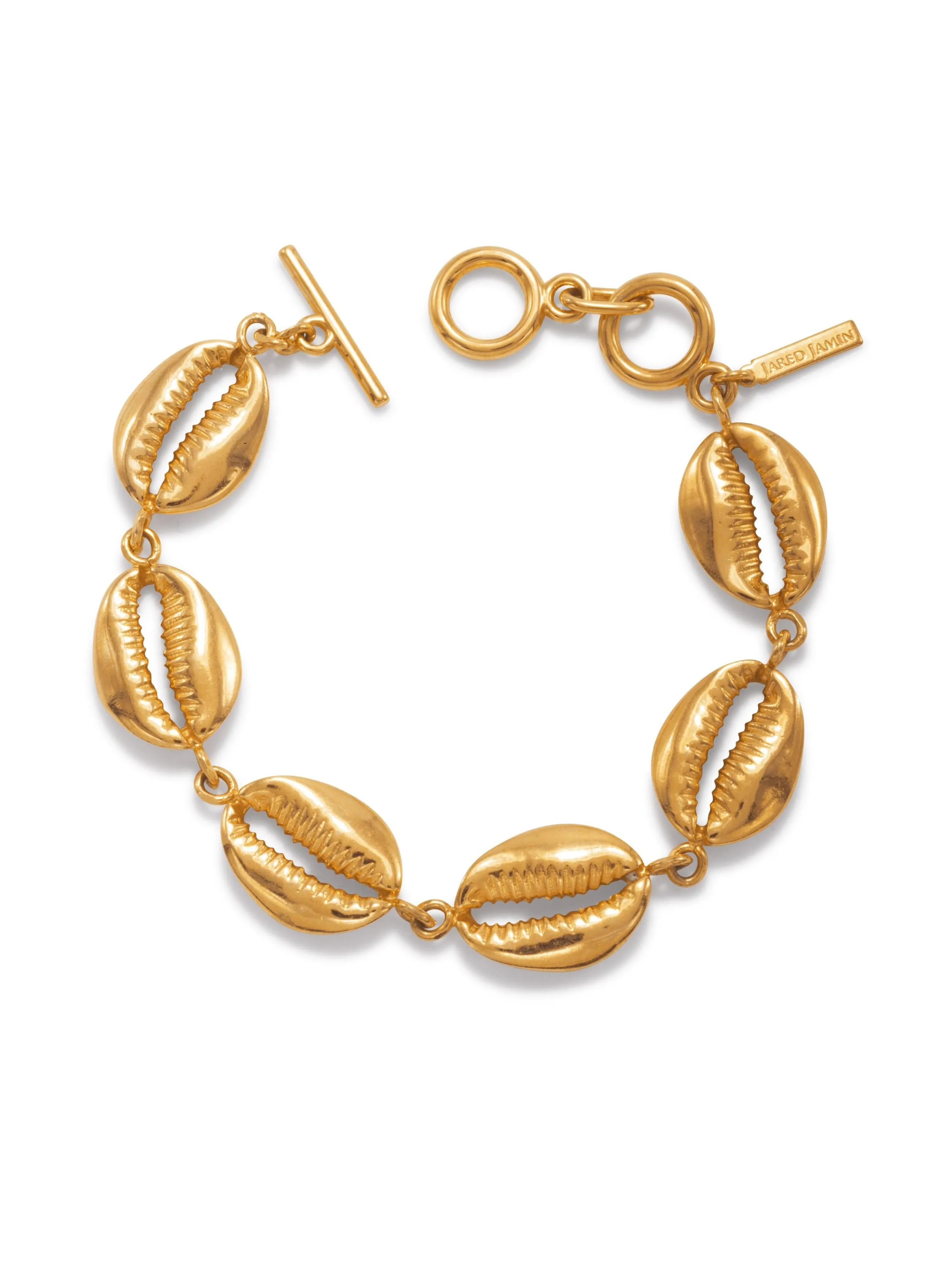 Gold Bel Mare Cowrie Seashell Bracelet