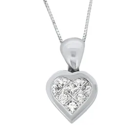 Heart Diamond Pendant