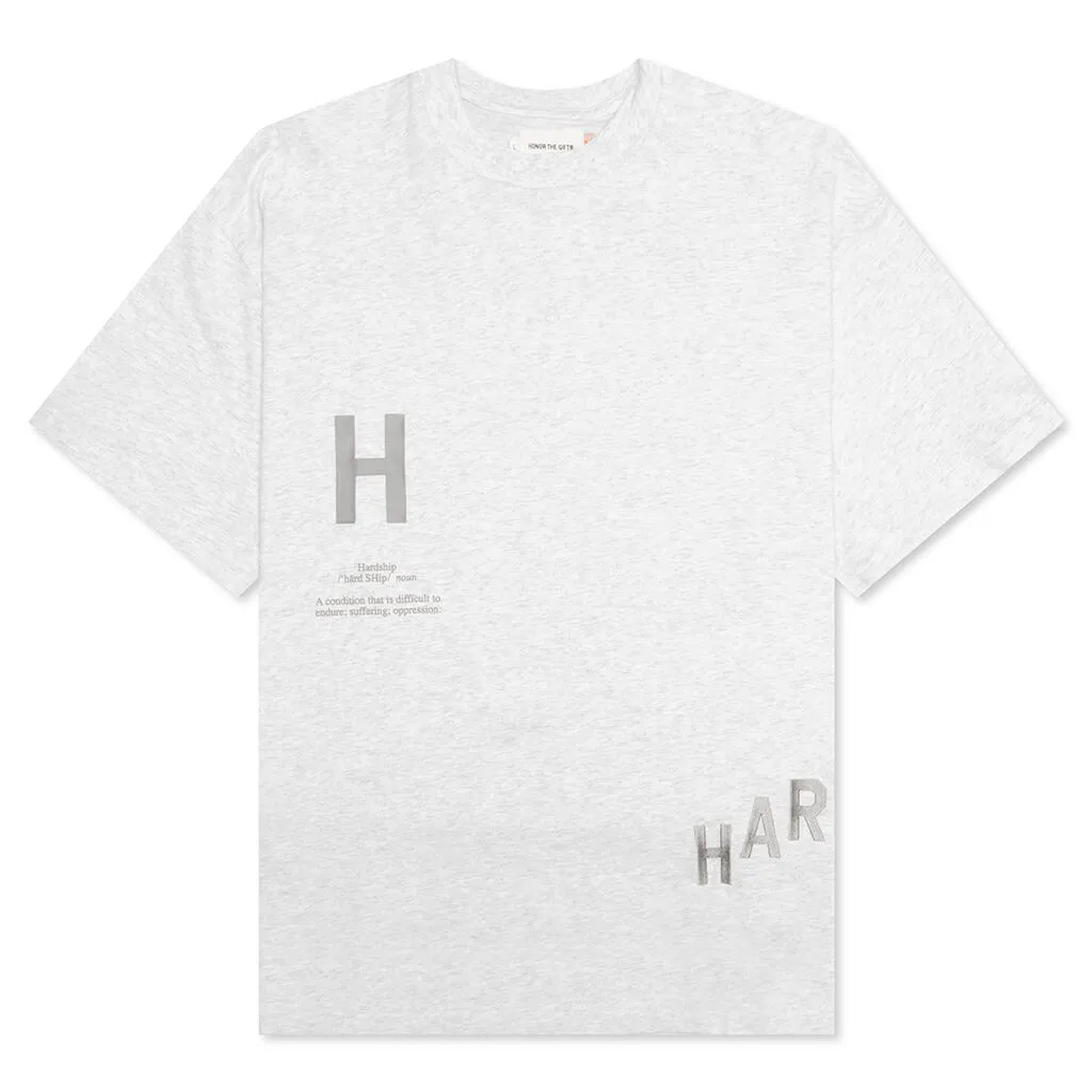 Honor The Gift Hardship S/S Tee - Light Heather