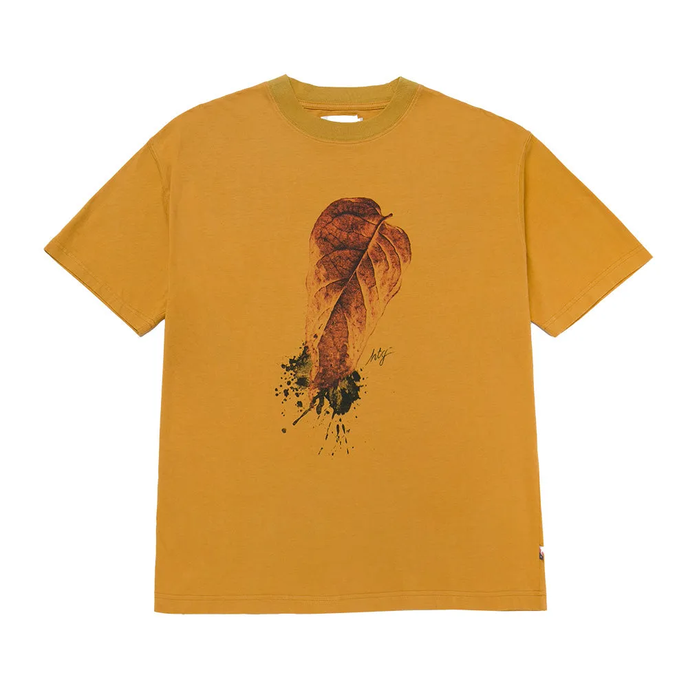 Honor The Gift  Leaf SS Tee - Mustard