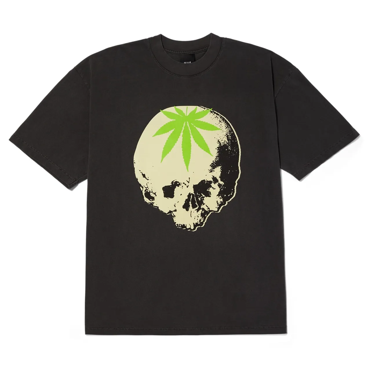 HUF  |Crew Neck Skull Unisex Street Style Collaboration Cotton