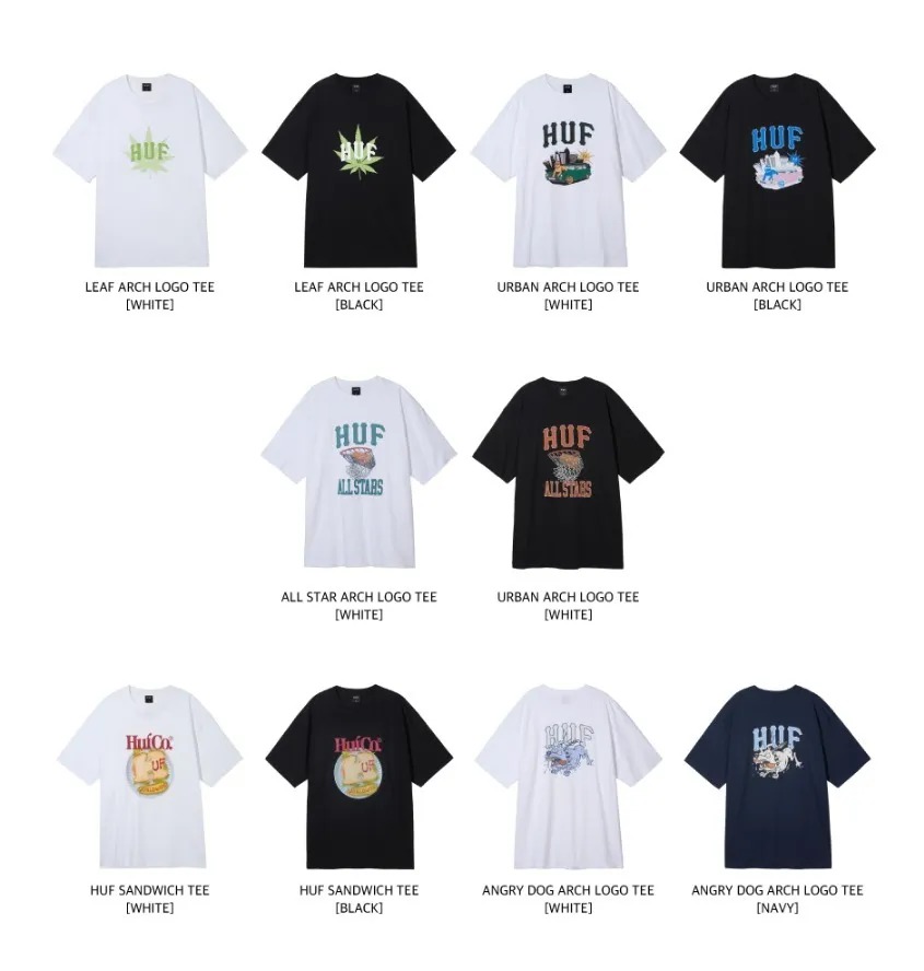 HUF  |[HUF]★24SS★ [2PACK]GRAPHIC TEE