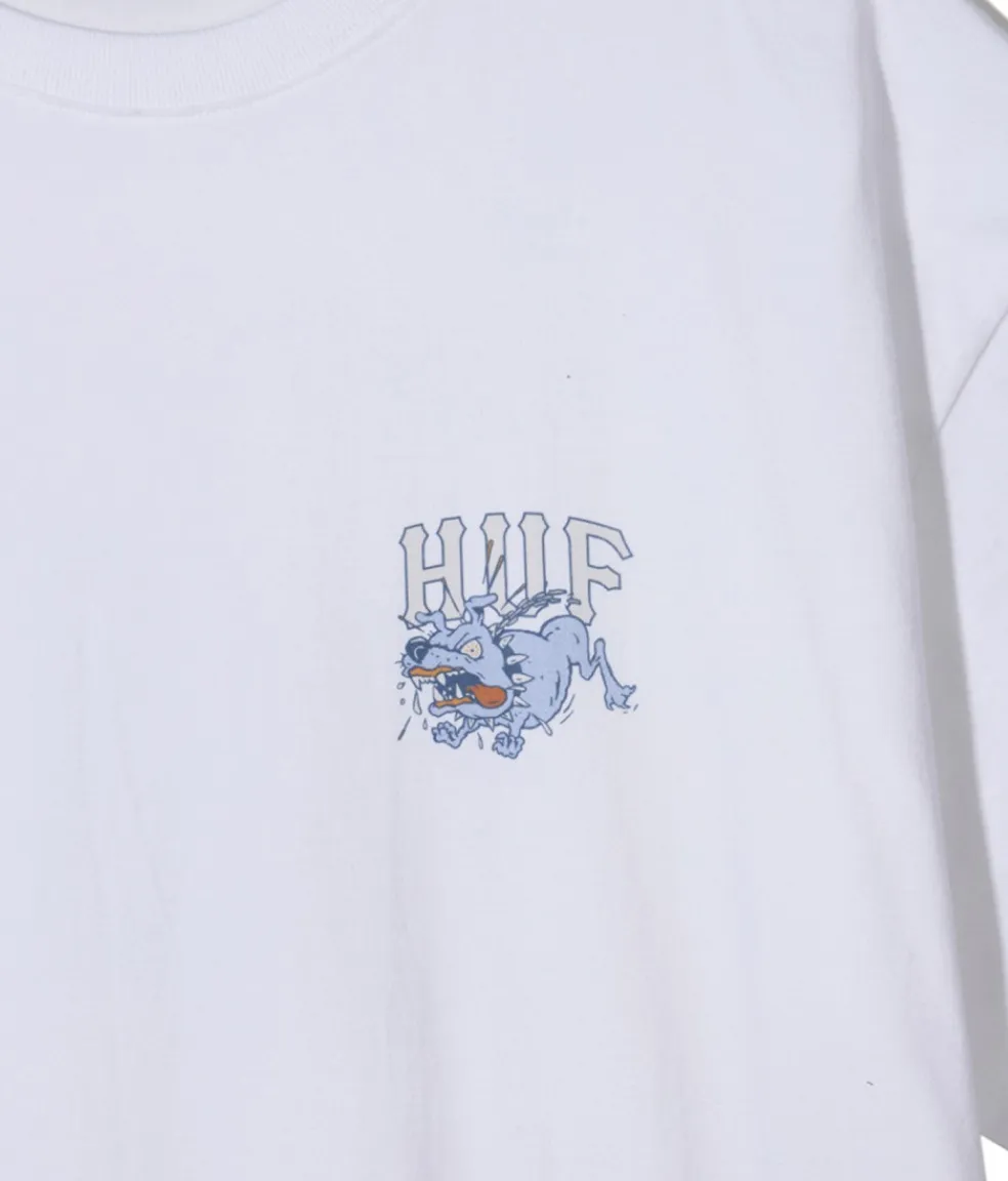 HUF  |[HUF]★24SS★ ANGRY DOG ARCH LOGO TEE