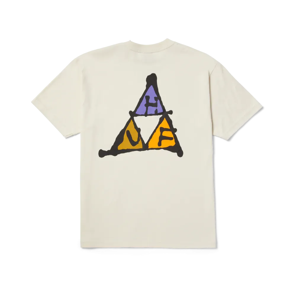 Huf No-Fi Triple Triangle T-Shirt Bone