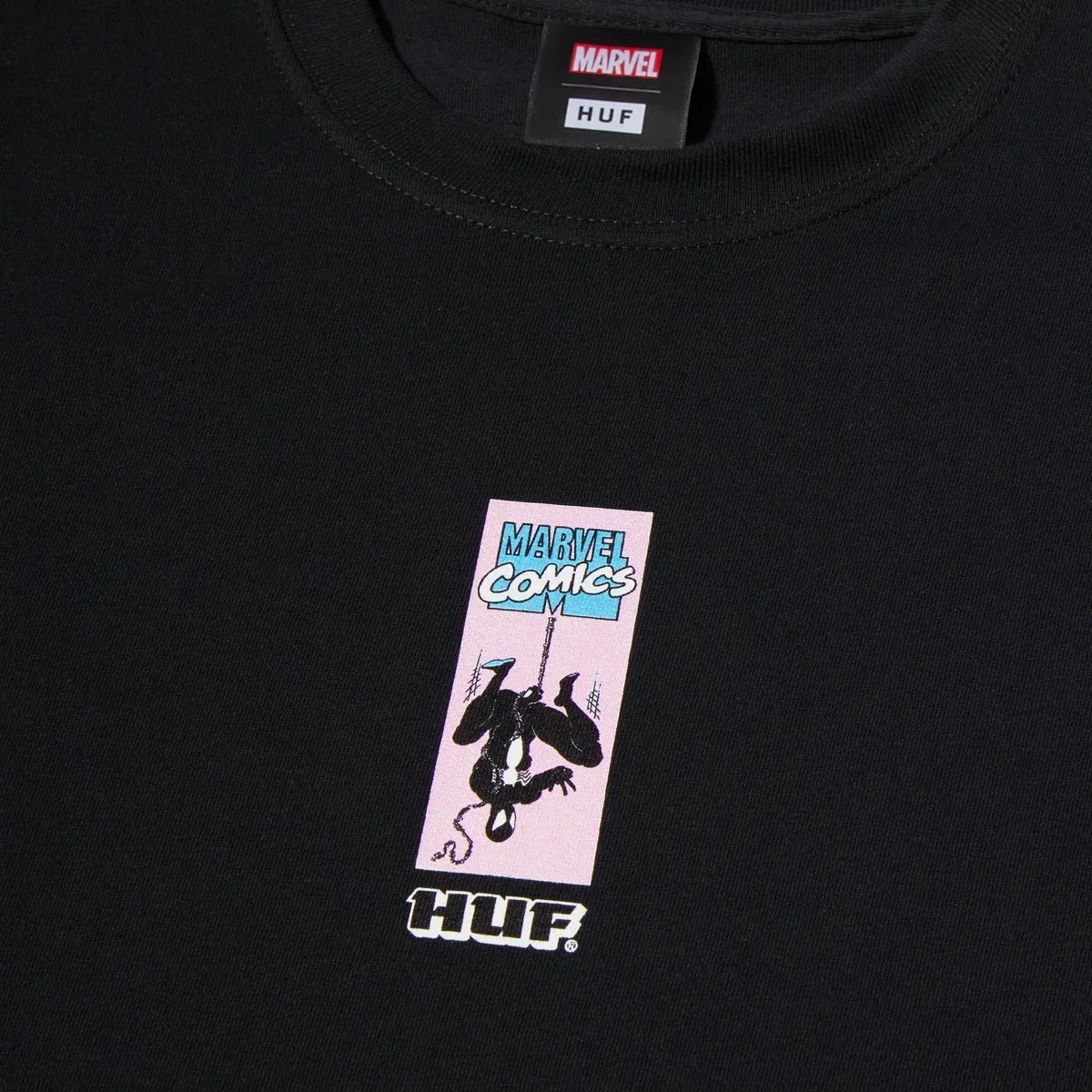 HUF  |Street Style Collaboration Logo Skater Style T-Shirts