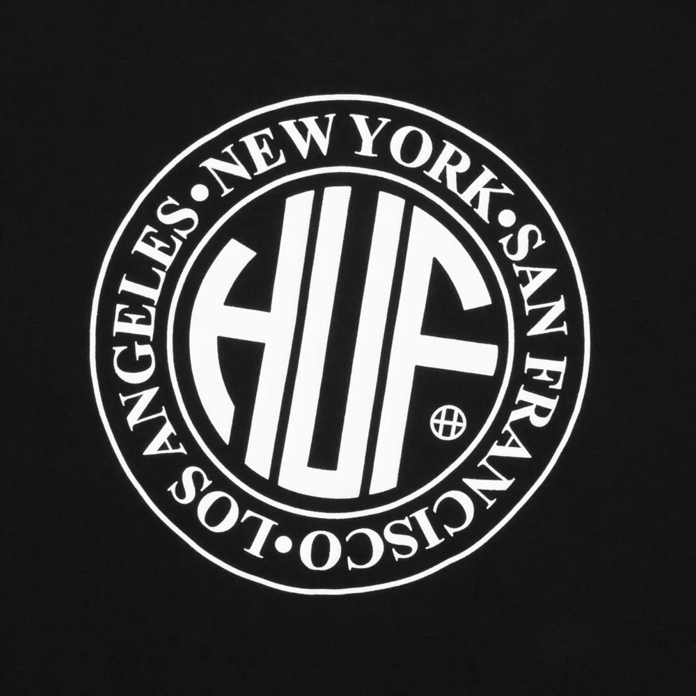 HUF  |Street Style Logo Skater Style T-Shirts