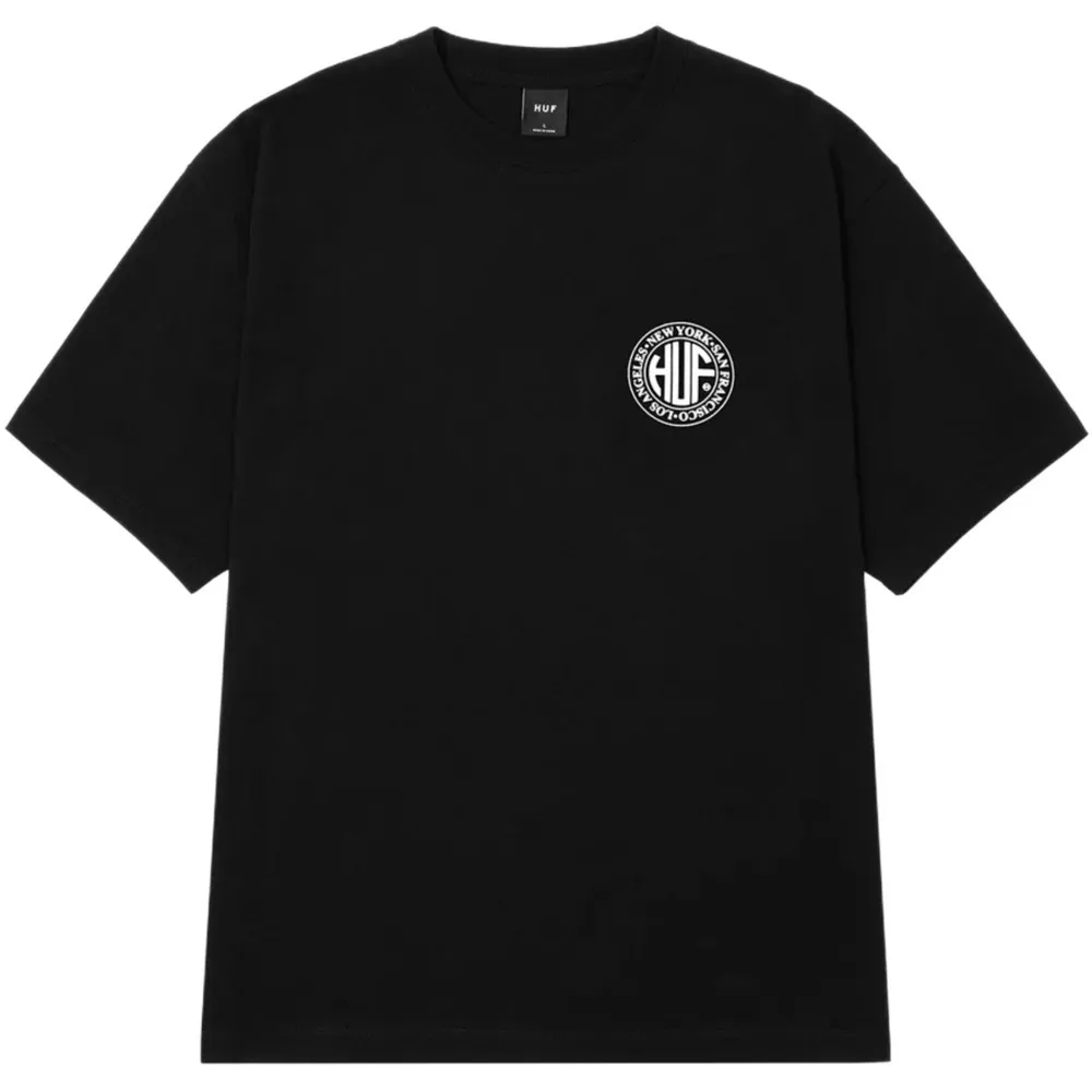 HUF  |Street Style Logo Skater Style T-Shirts