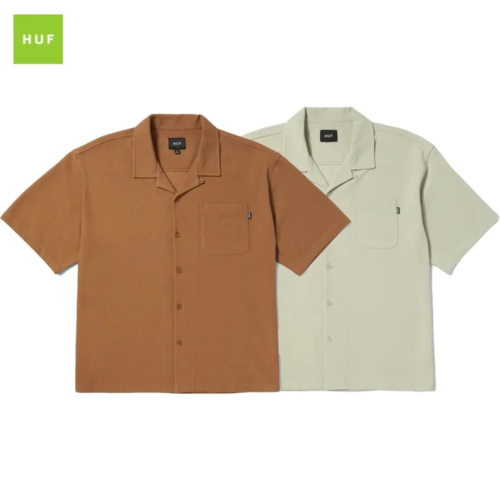 HUF  |Unisex Street Style Cotton Short Sleeves Oversized