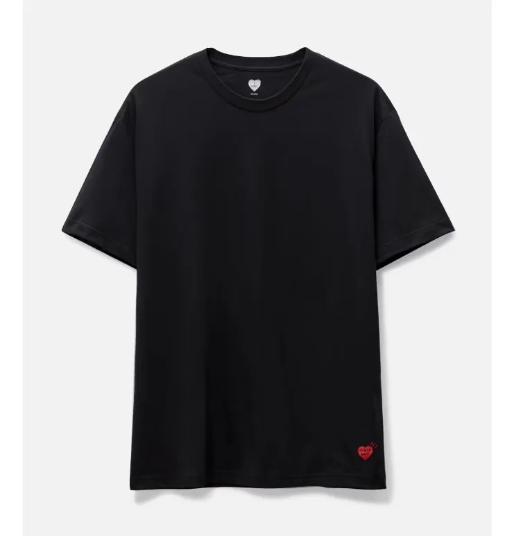 HUMAN MADE  |Crew Neck Heart Plain Cotton Short Sleeves Logo