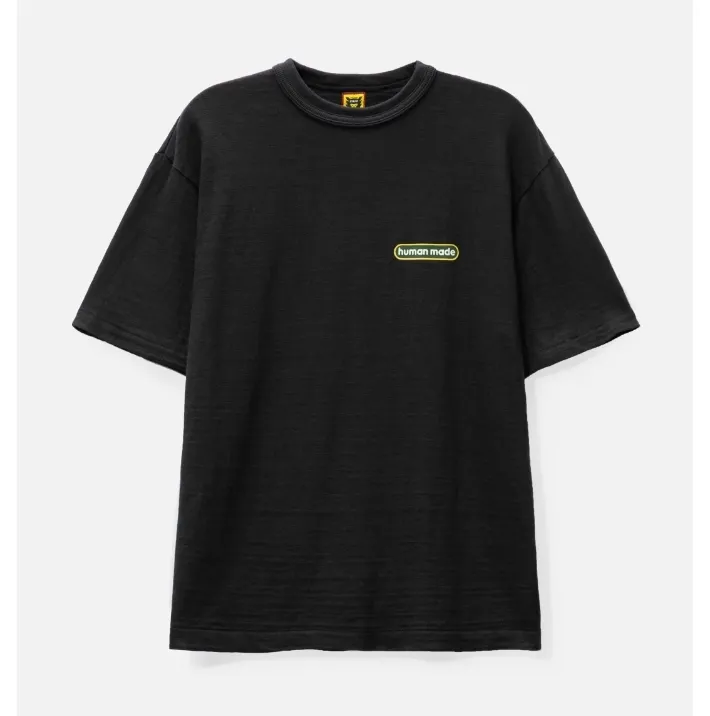 HUMAN MADE  |Crew Neck Plain Cotton Short Sleeves Logo Crew Neck T-Shirts