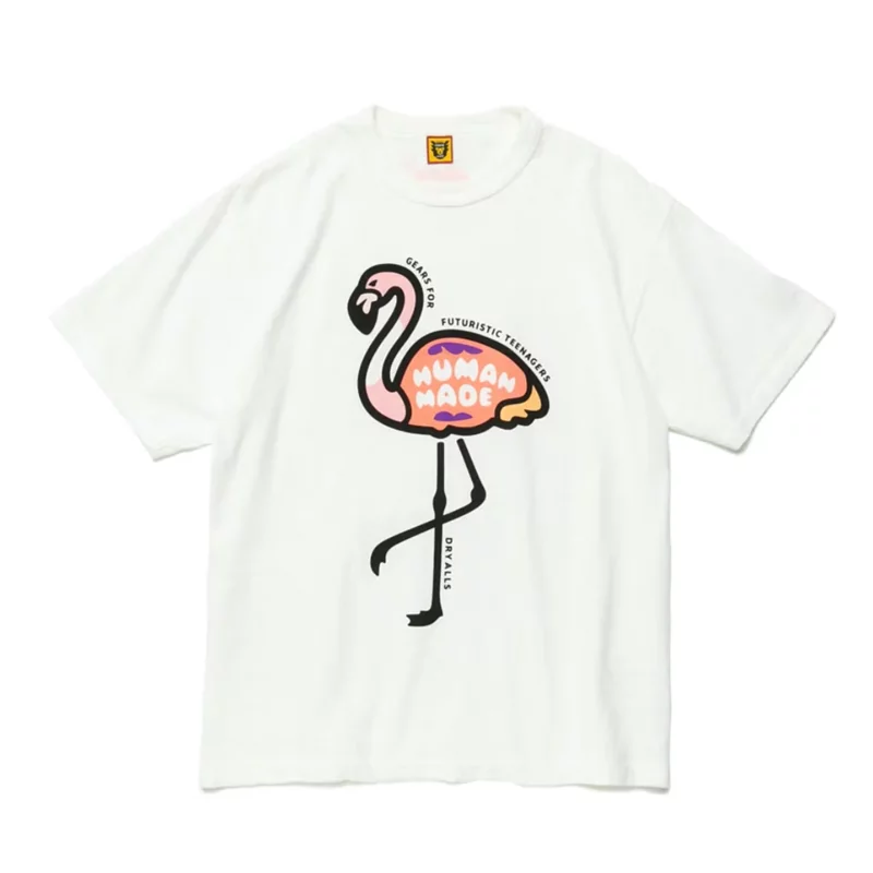 Human Made Flamingo T-shirt White 